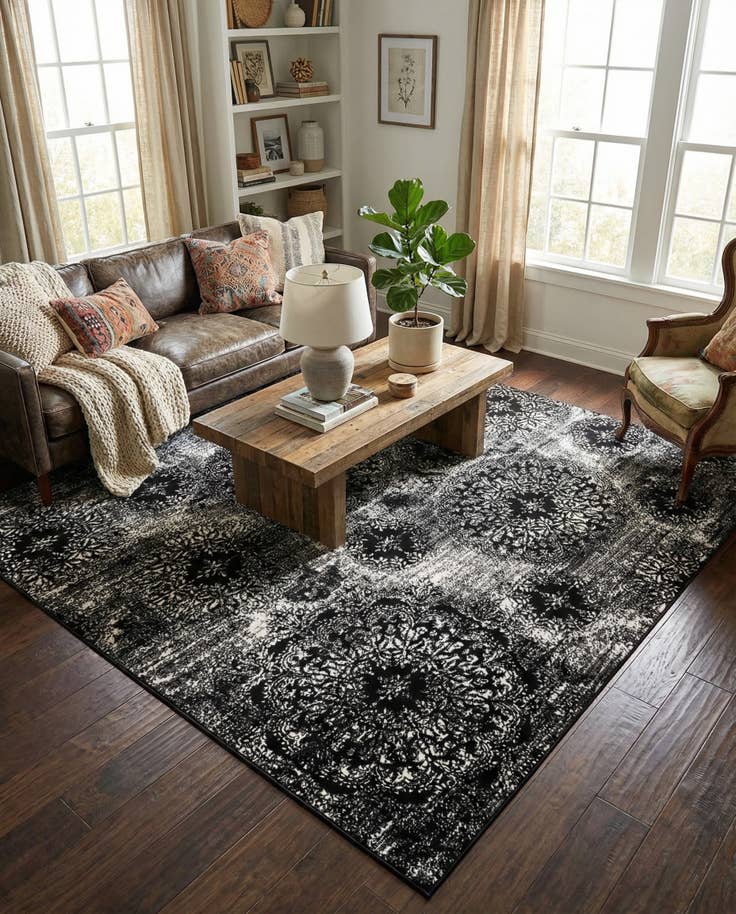 Detail image of 7' 10 x 7' 10 Monte Carlo Square Rug