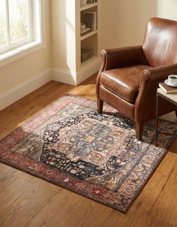 3' 3 x 3' 3 Medina Square Rug