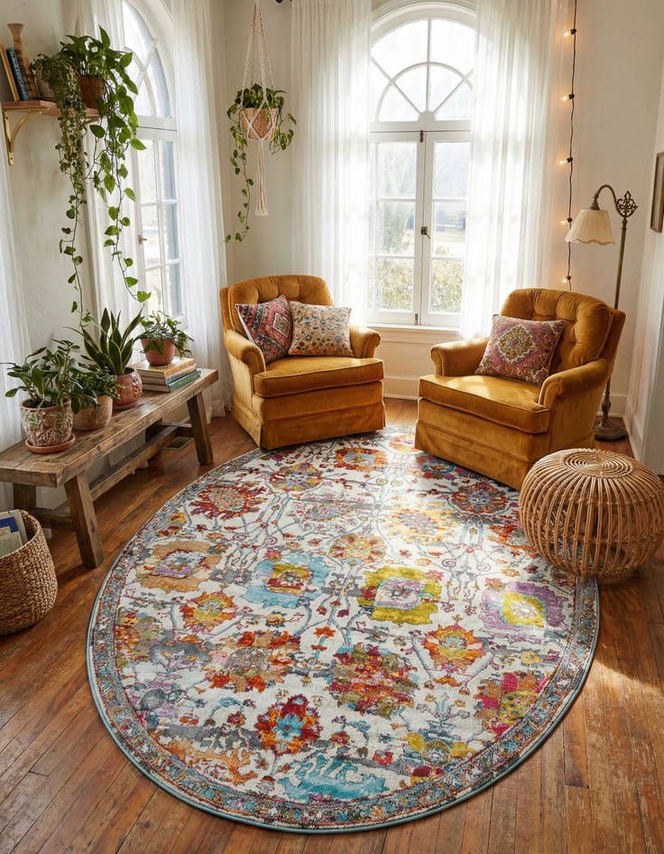 Detail image of 5' 5 x 8' Paragon Oval Rug