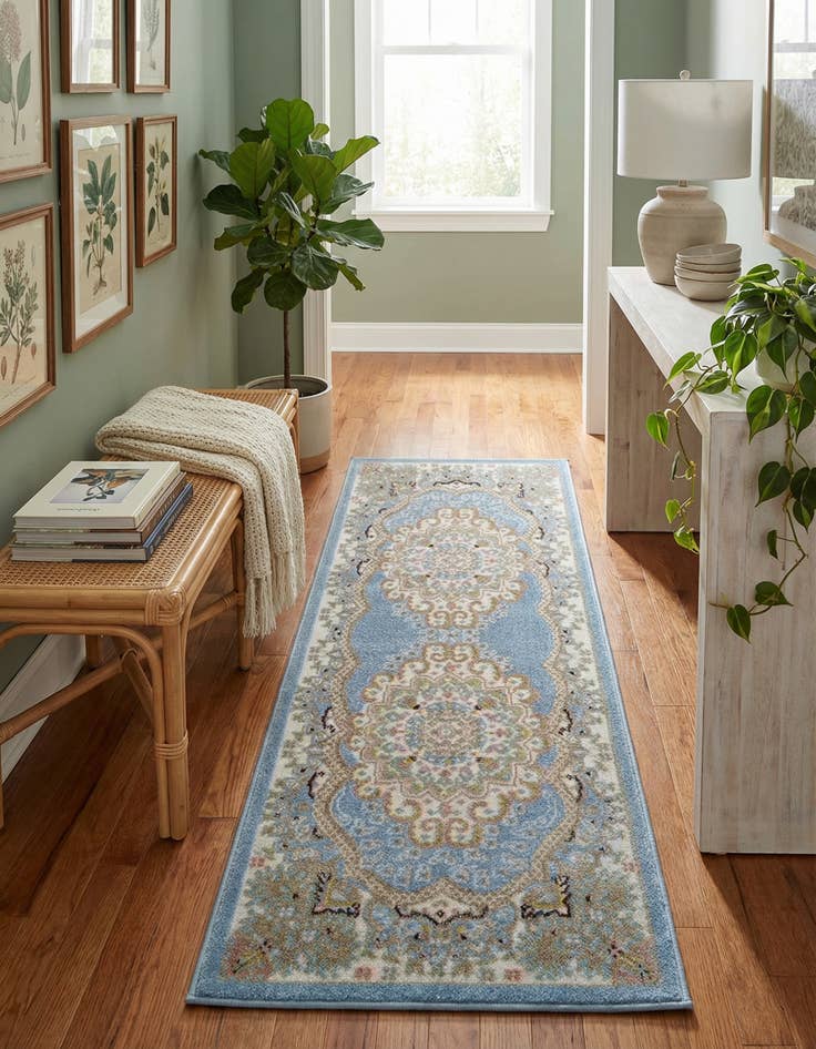 Detail image of 2' x 5' Kamala Washable Runner Rug