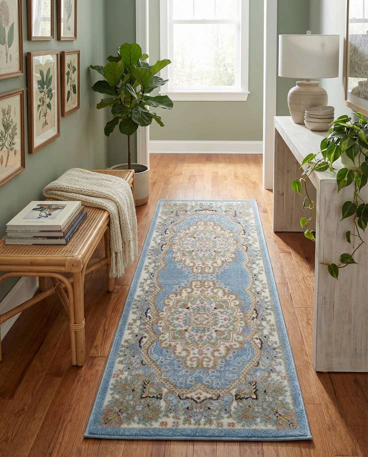 Detail image of 2' x 5' Kamala Washable Runner Rug