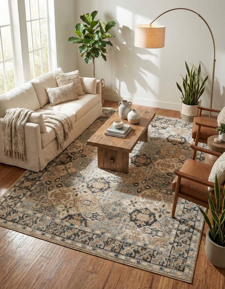 Detail image of 7' 10 x 10' Kamala Washable Rug