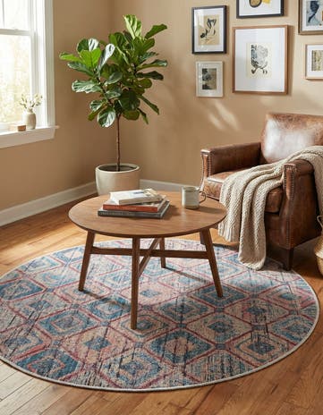 4' x 4' Washable Sisu Round Rug