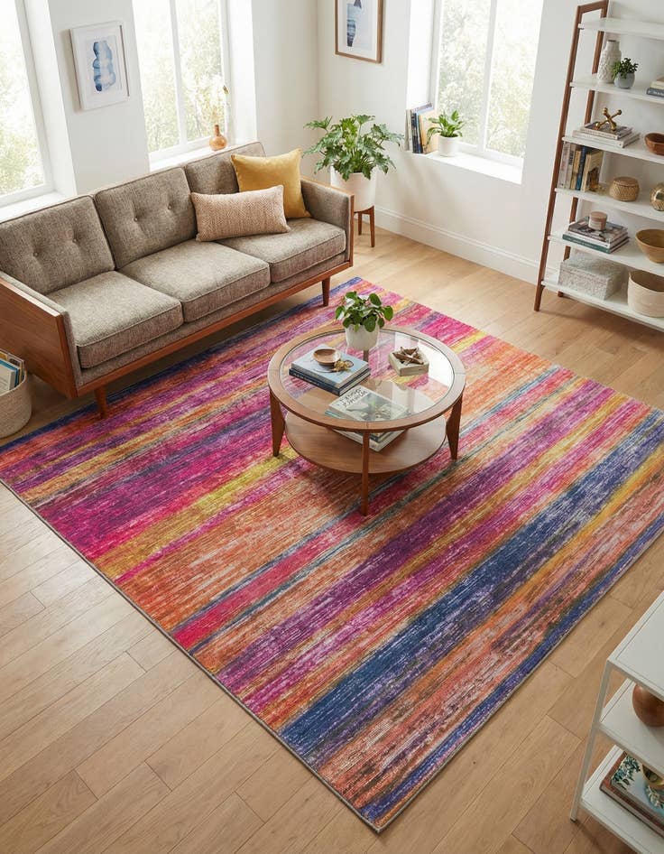 Detail image of 7' 7 x 7' 7 Asha Square Rug