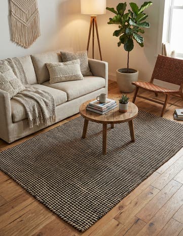 4' 1 x 6' 1 Hand Woven Laurel Handwoven Jute Rug
