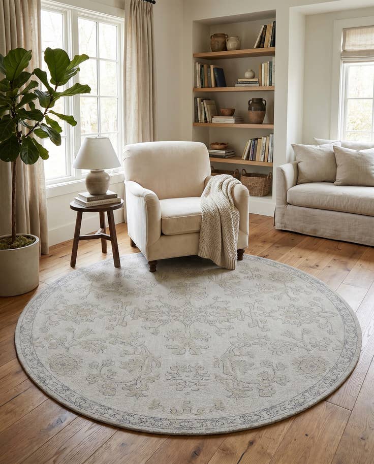 Detail image of 7' 10 x 7' 10 Oregon Round Rug