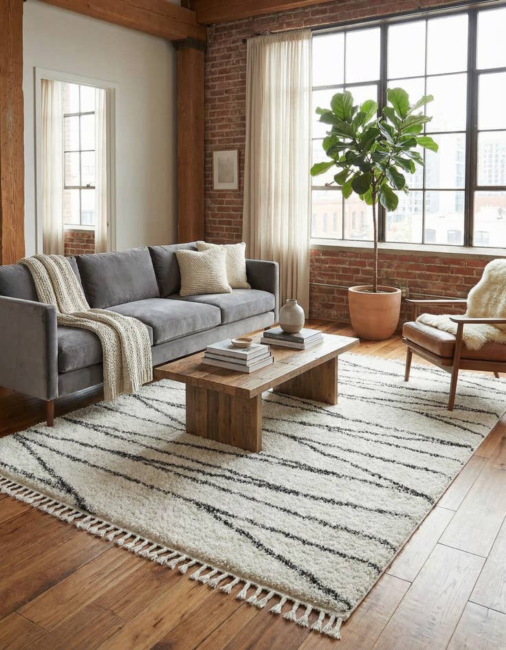 Detail image of 7' 10 x 10' Serenity Shag Rug