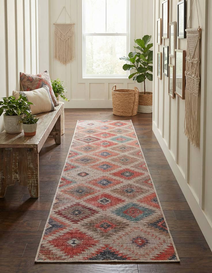 Detail image of 2' 7 x 14' Washable Sisu Runner Rug