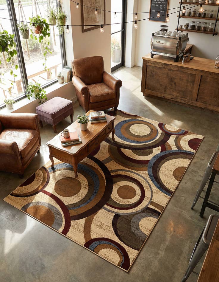 Detail image of 5' 3 x 8' Cafe Rug