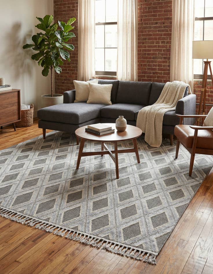 Detail image of 9' 10 x 9' 10 Arlo Square Rug