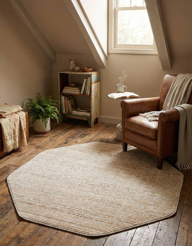 Detail image of 4' x 4' Gemstone Octagon Rug