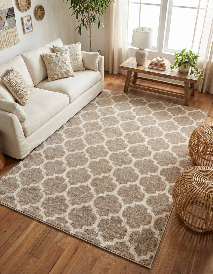 Detail image of 7' x 10' Lattice Rug