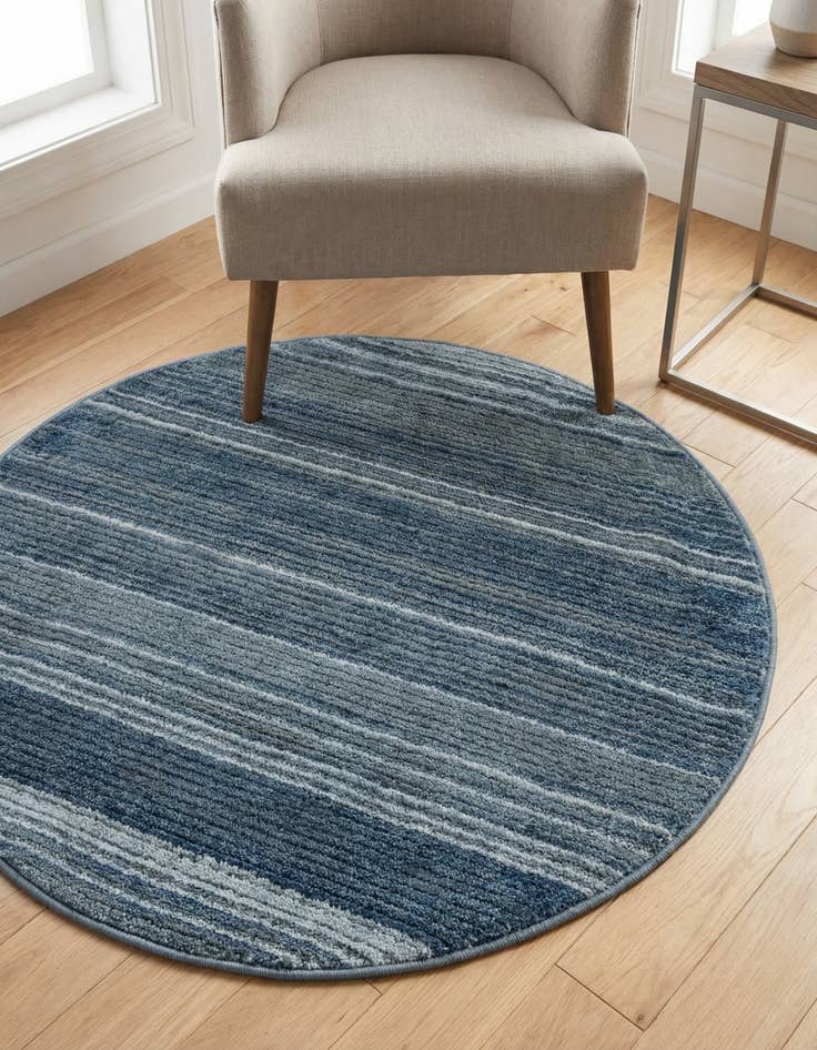 Detail image of 3' 3 x 3' 3 Gemstone Round Rug