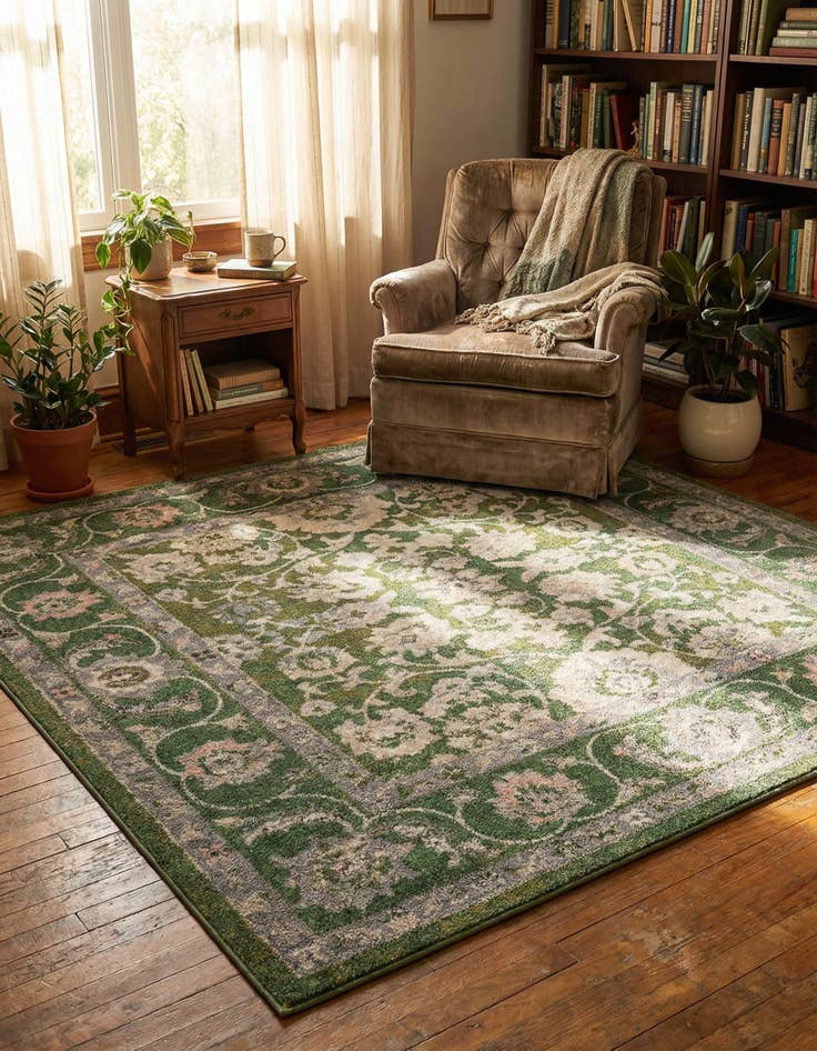 Detail image of 7' 10 x 7' 10 Aurelia Square Rug