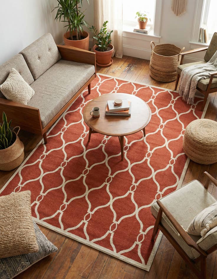 Detail image of 7' x 10' Lattice Rug