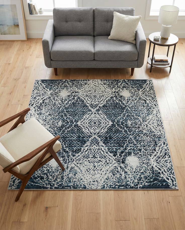 Detail image of 5' 3 x 5' 3 Kamala Washable Square Rug