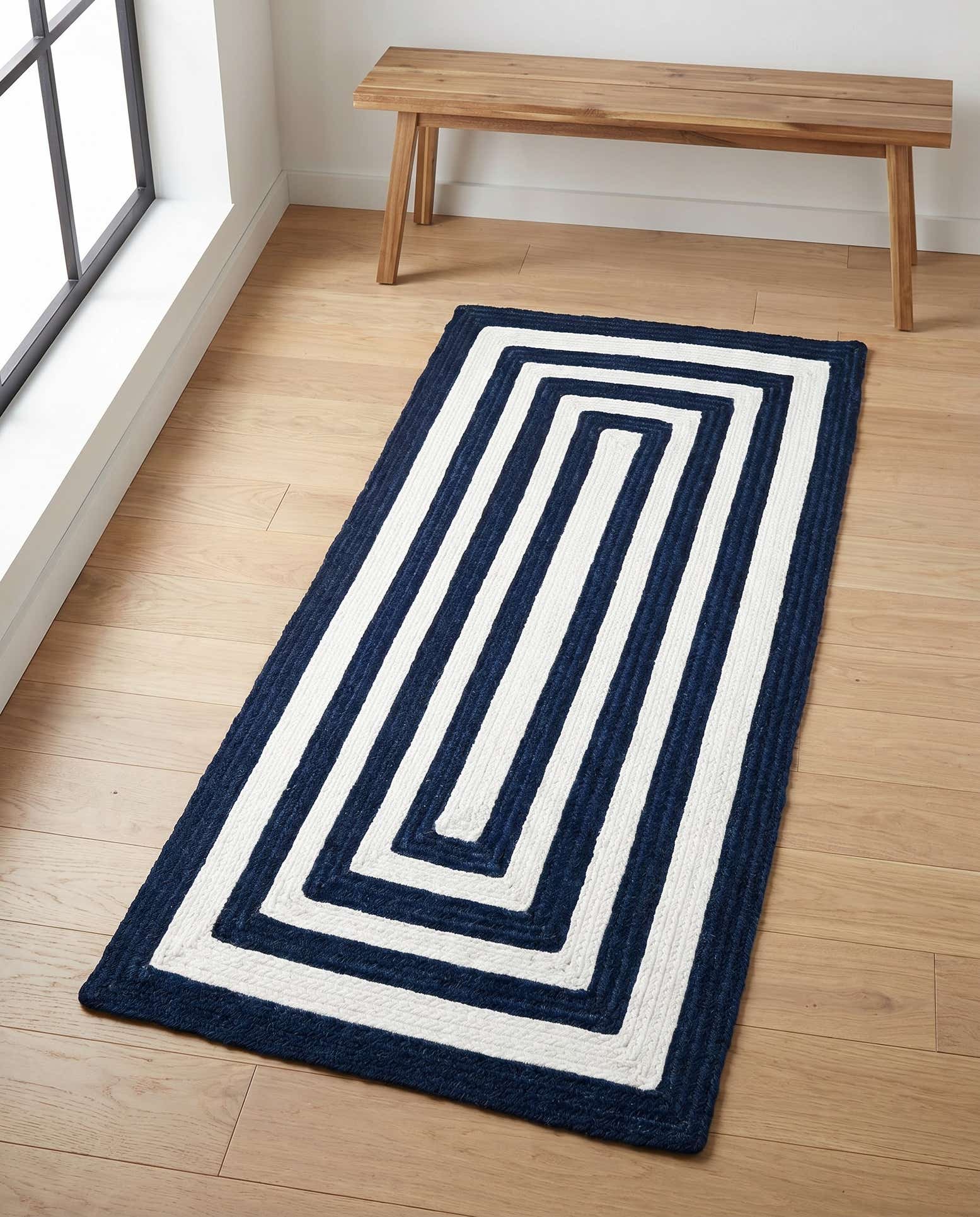 2' x 4' 1 Easy-Clean Eco Verse Washable Indoor / Outdoor Runner Rug