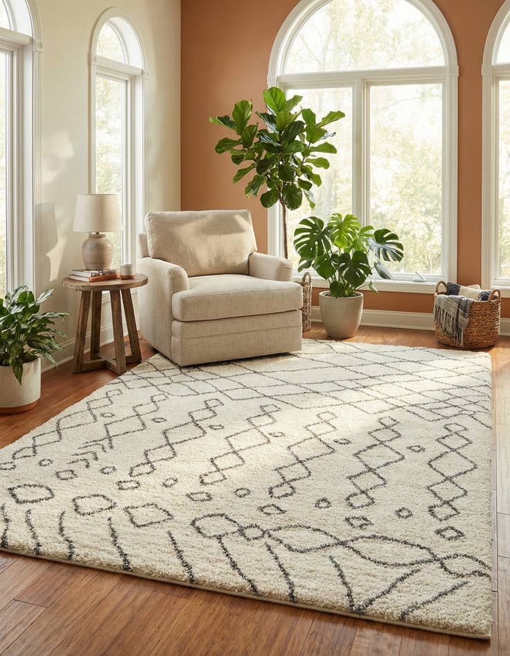 Detail image of 9' x 12' 2 Marrakesh Shag Rug