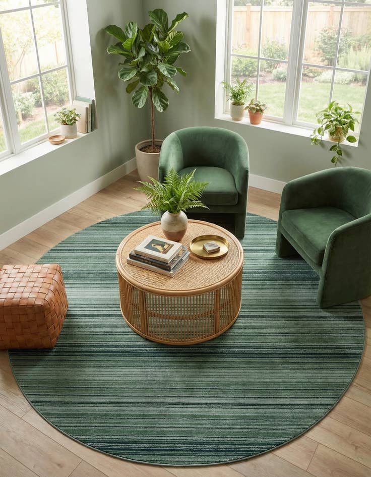 Detail image of  10' 2 x 10' 2 Gemstone Round Rug