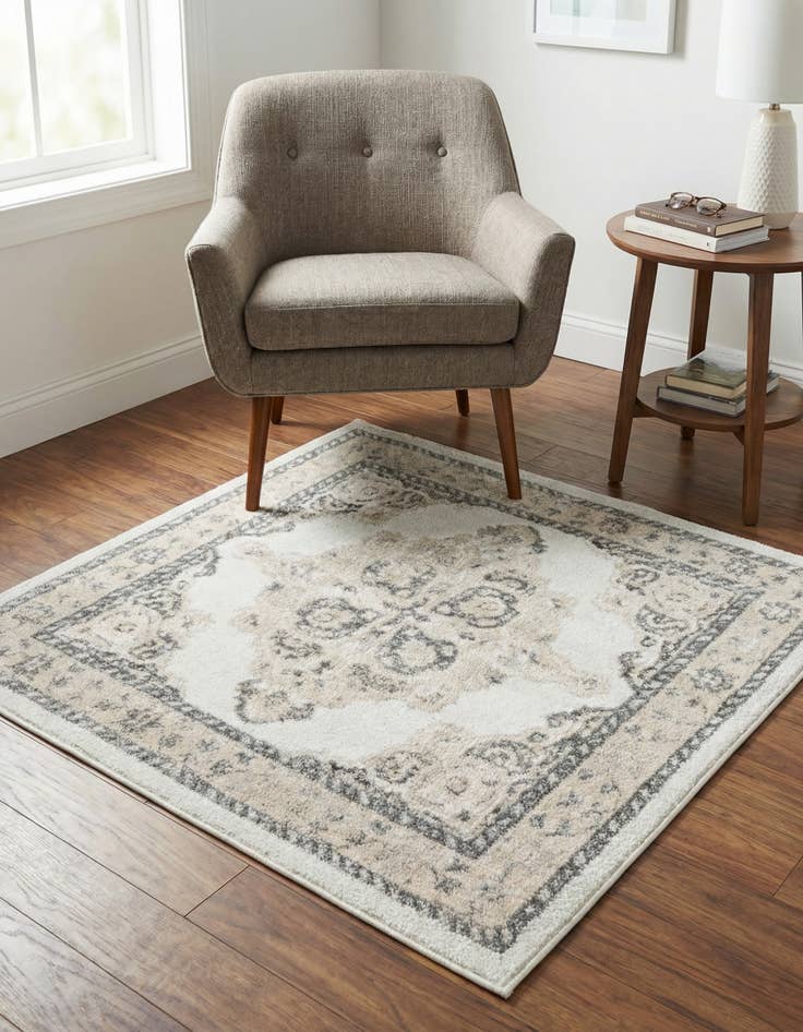 Detail image of 4' x 4' Parker Square Rug