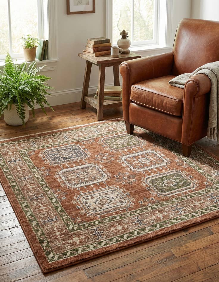 Detail image of 5' x 5' Grand Tradition Rug