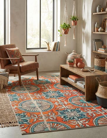 5' x 8' Washable Hyacinth Rug