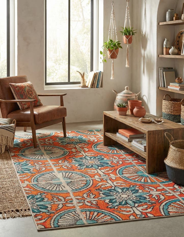 5' x 8' Washable Hyacinth Rug