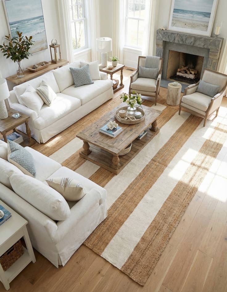 Detail image of 9' x 12' Hand Woven Jill Zarin Hamptons Rug