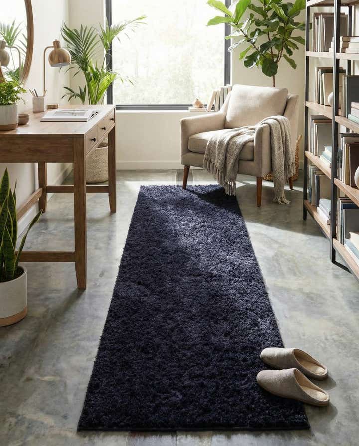 80cm x 305cm Studio Solid Shag Alfombra Pasillera