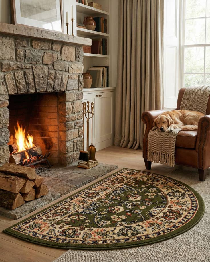 Detail image of 2' 2 x 3' 7 Yasmin Hearth Rug