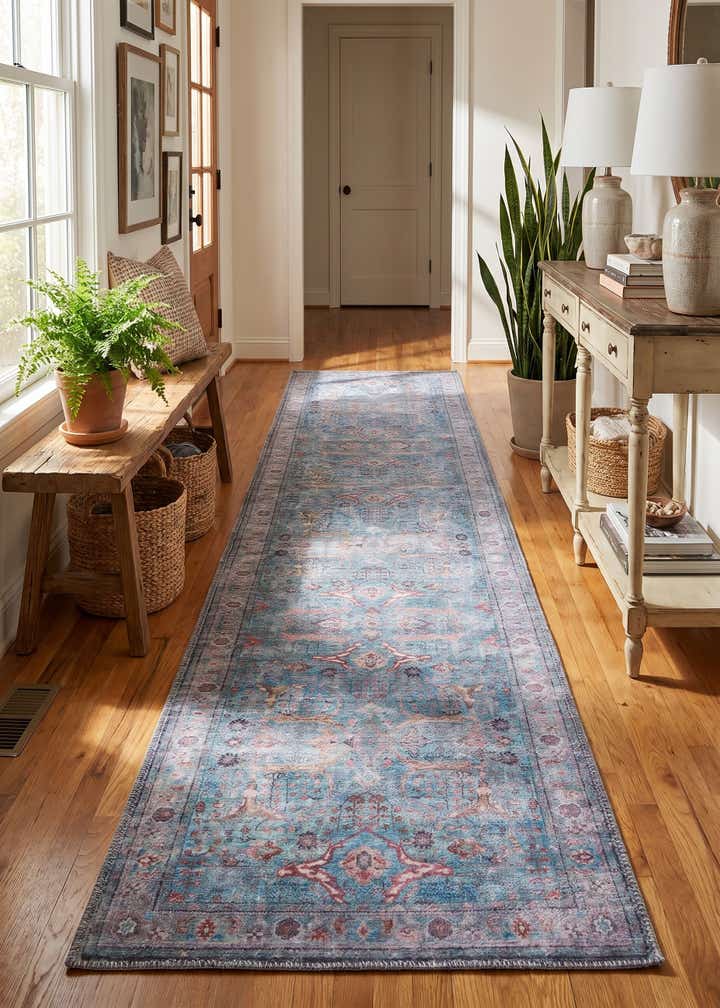 2' x 10' Washable Maahru Runner Rug