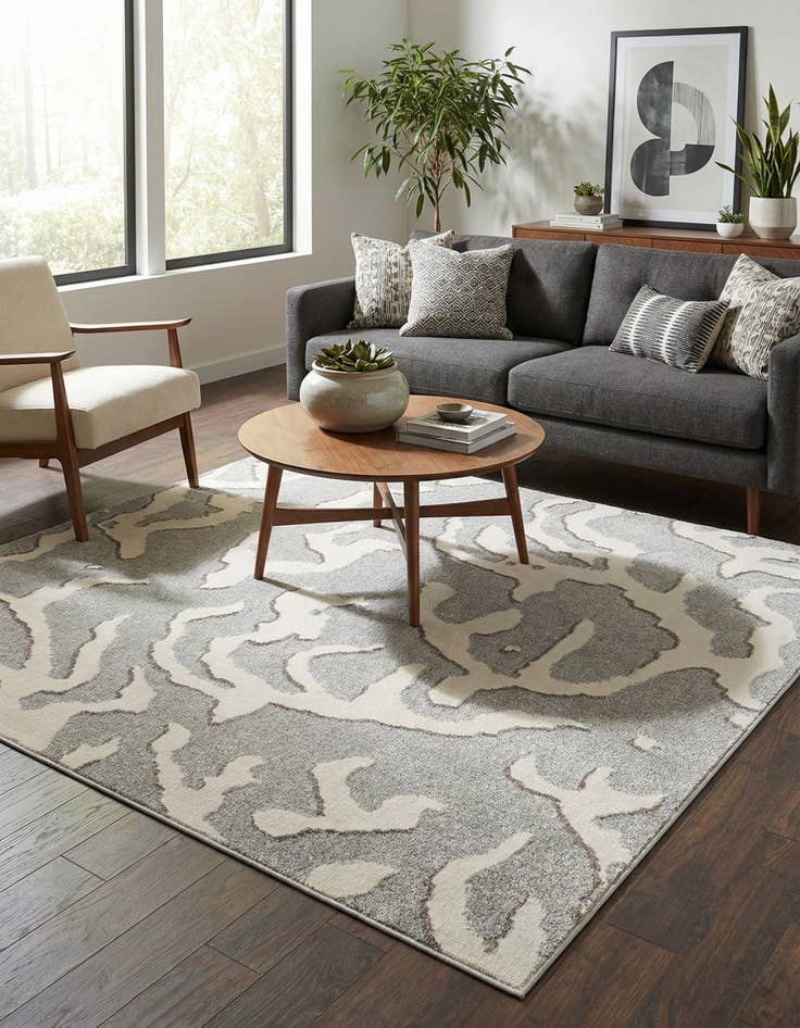 Detail image of 7' 10 x 7' 10  Washable Sabrina Soto Indoor / Outdoor Square Rug