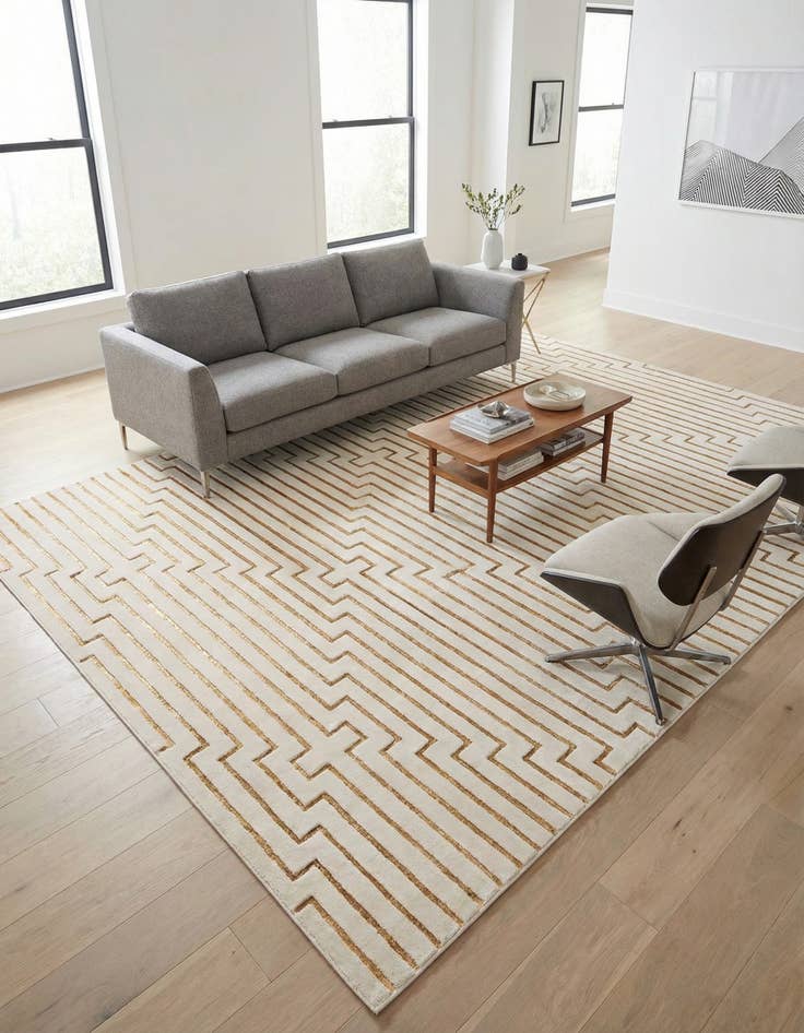 Detail image of 9' x 12' Vogue Geo Rug