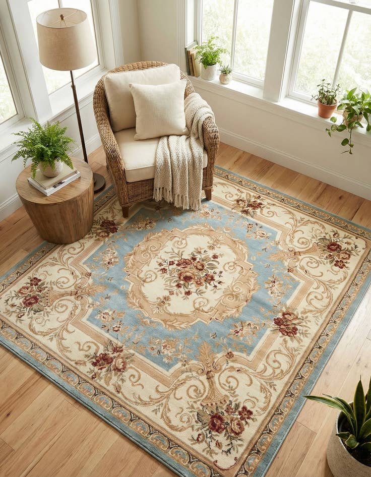 Detail image of 7' x 7' Chateau Square Rug