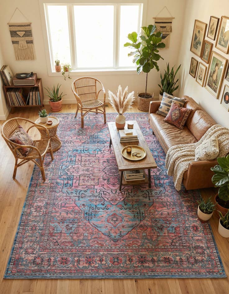 Detail image of 10' 6 x 13'  Washable Maahru Rug