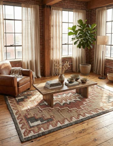 Hand Woven Kala Handwoven Jute Rug