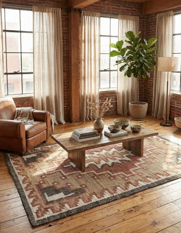 Hand Woven Kala Handwoven Jute Rug