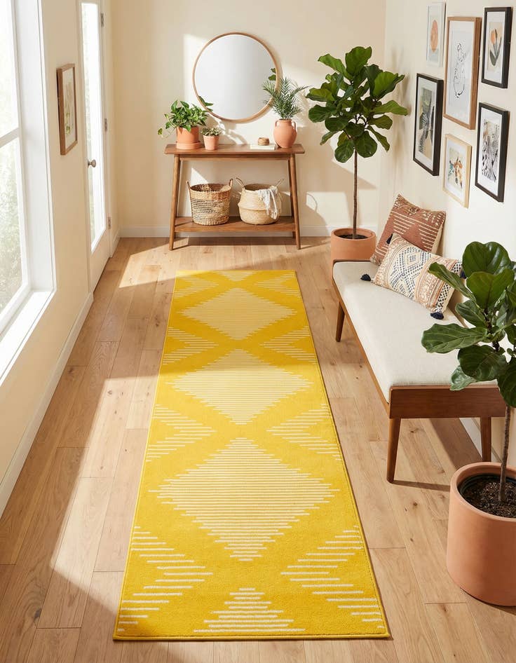 Detail image of 3' 3 x 12' Kai Runner Rug