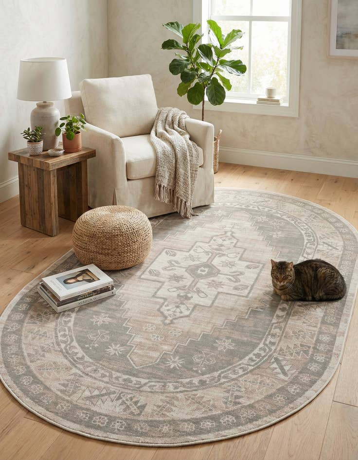 Detail image of  4' 1 x 6' 1 Whitney Oval Rug