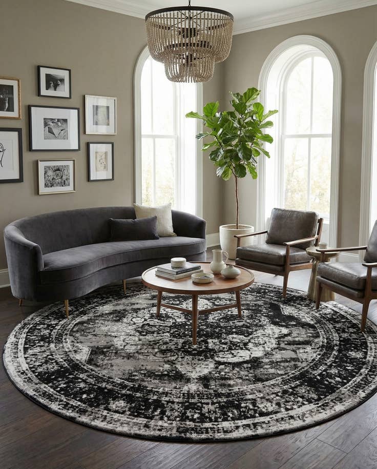 Detail image of 13' x 13' Monte Carlo Round Rug