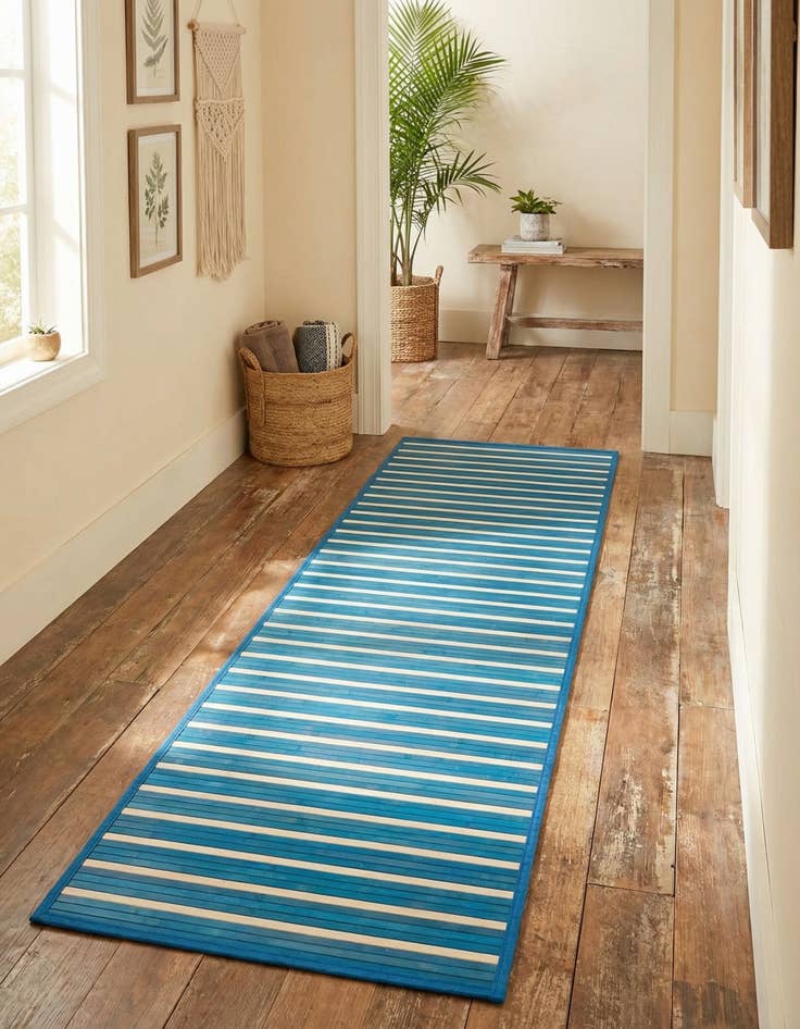 Detail image of 2' x 8' Bamboo Runner Rug