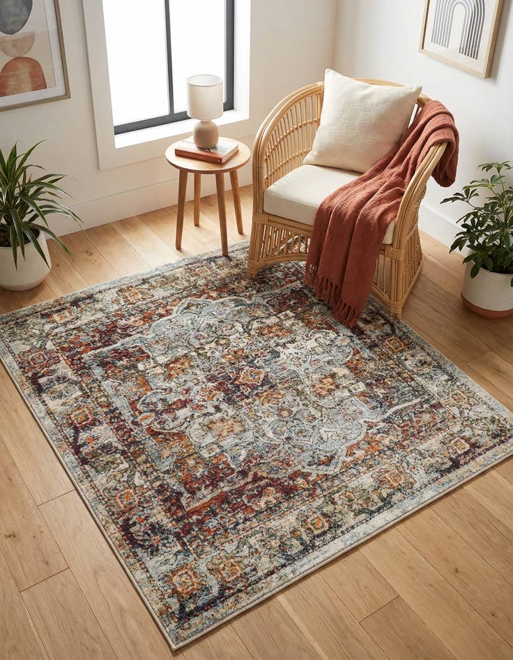 Detail image of 4' x 4' Isabella Square Rug