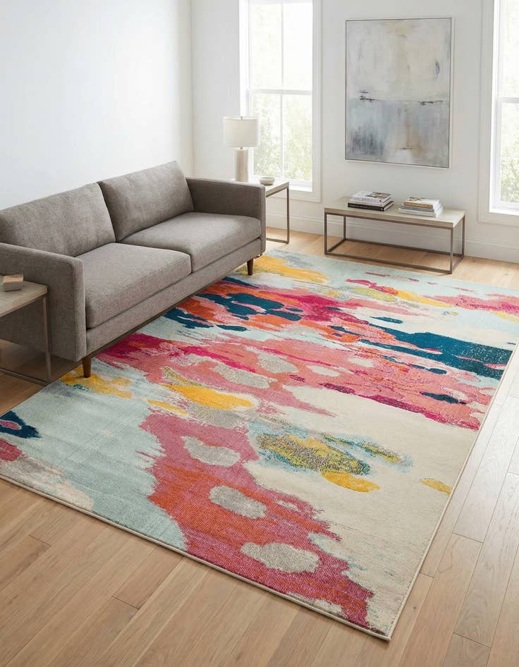 Detail image of 6' x 9' Washable Hyacinth Rug