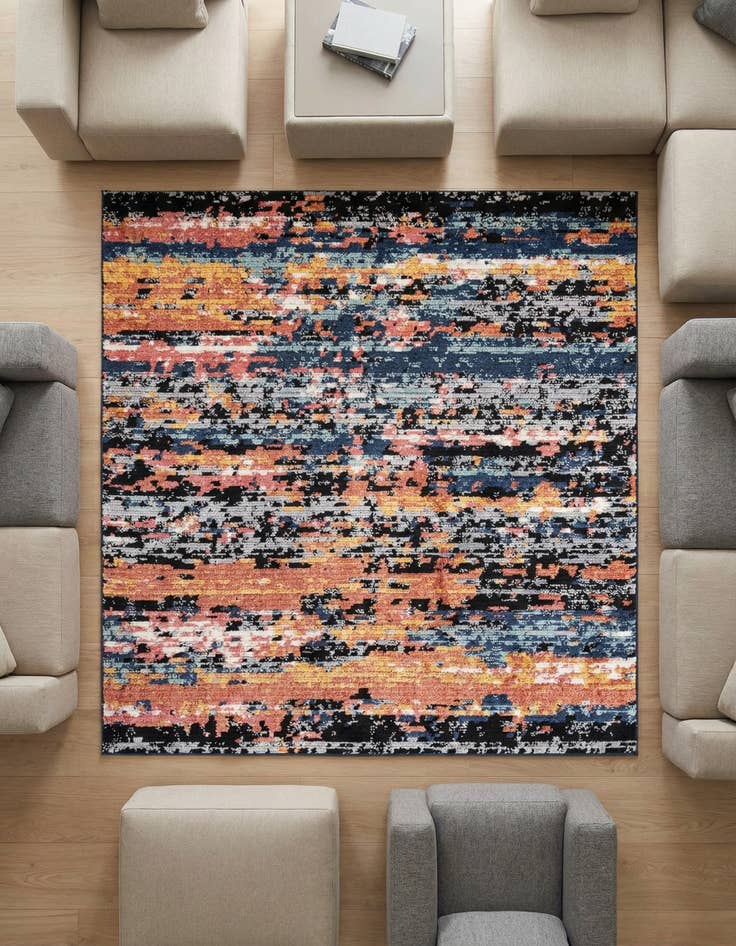 Detail image of 7' 10 x 7' 10 Tagine Square Rug