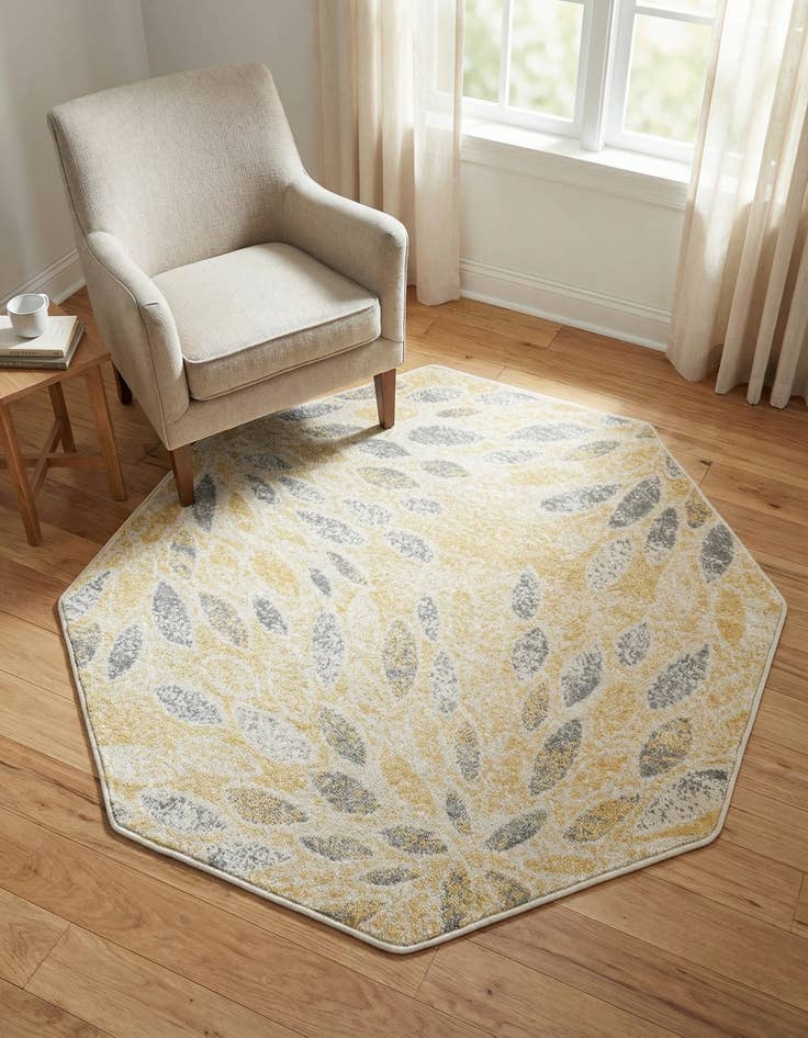 Detail image of 4' 1 x 4' 1 Charleston Octagon Rug