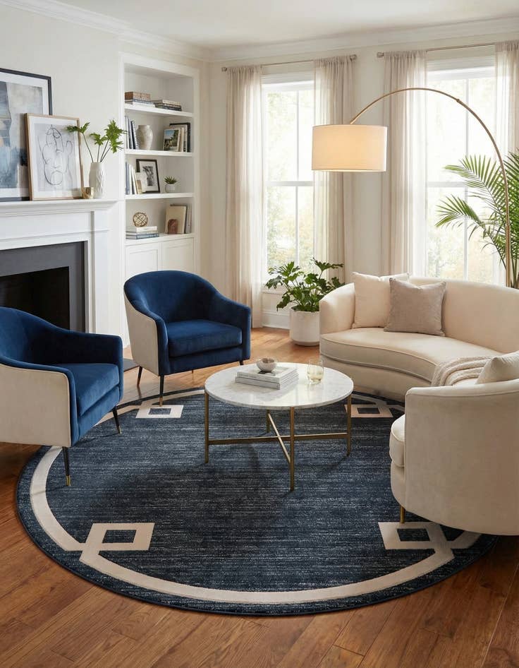 Detail image of 8' x 8' Uptown Lenox Hill Round Rug