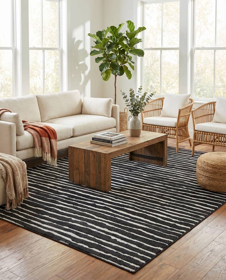 Detail image of 9' x 12' 2 Easy-Clean Sabrina Soto Ola Indoor / Outdoor Rug