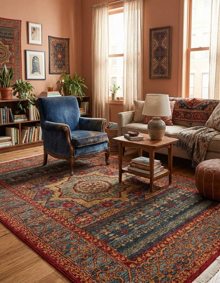 Detail image of 5' x 8' Mamluk Rug