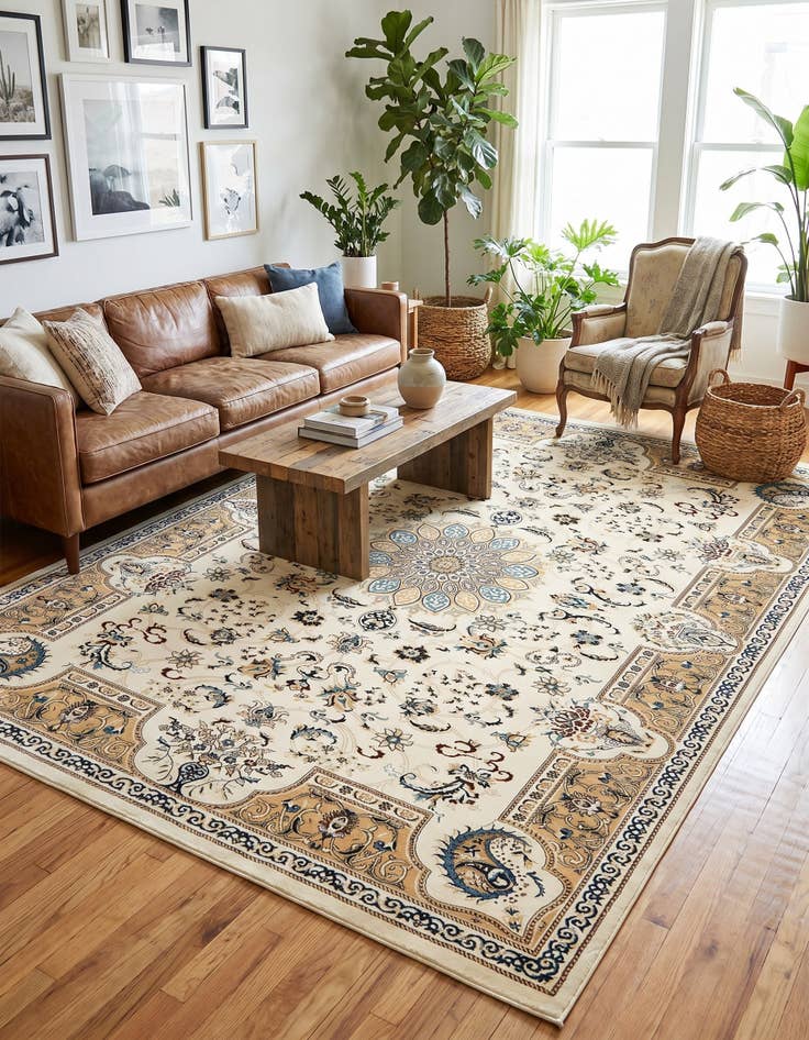 Detail image of 10' x 13' Nain Design Rug