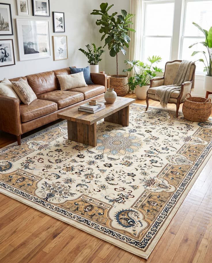 Detail image of 10' x 13' Nain Design Rug